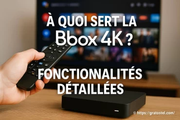 À quoi sert la bbox 4k et quelles sont ses fonctionnalités détaillées ?