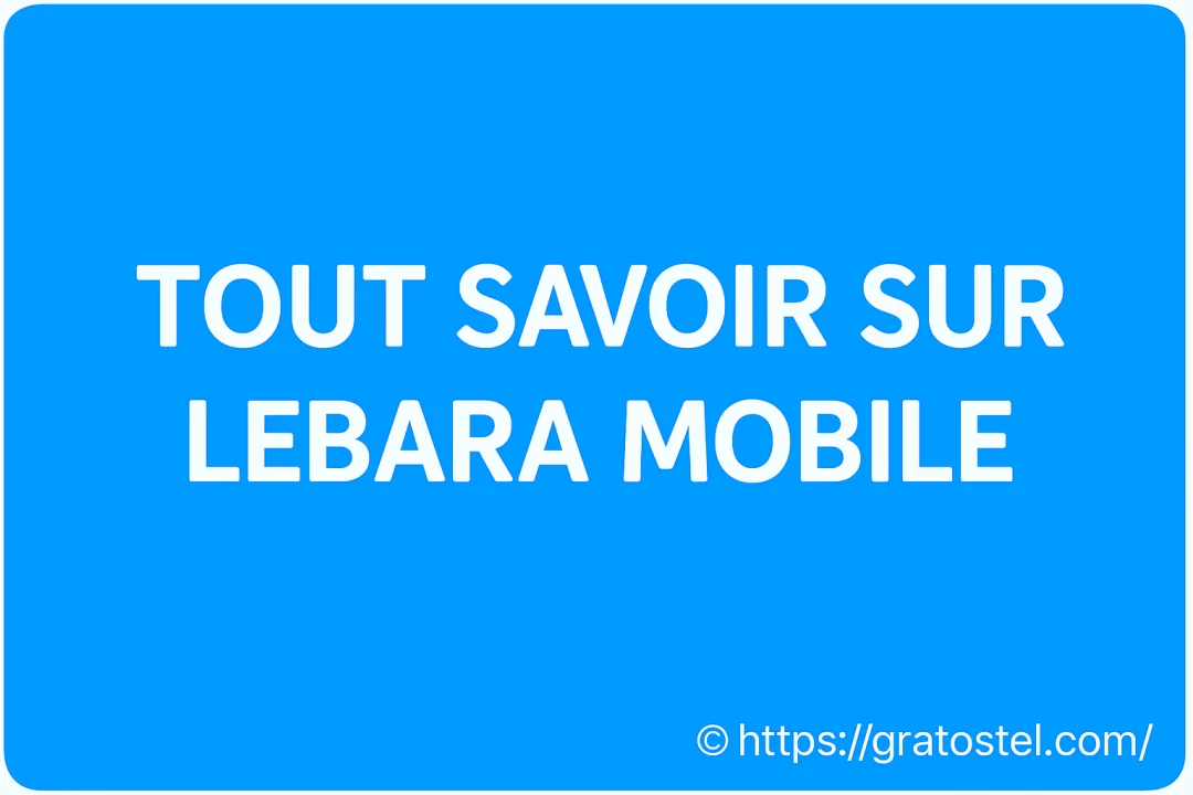 Guide Lebara Mobile