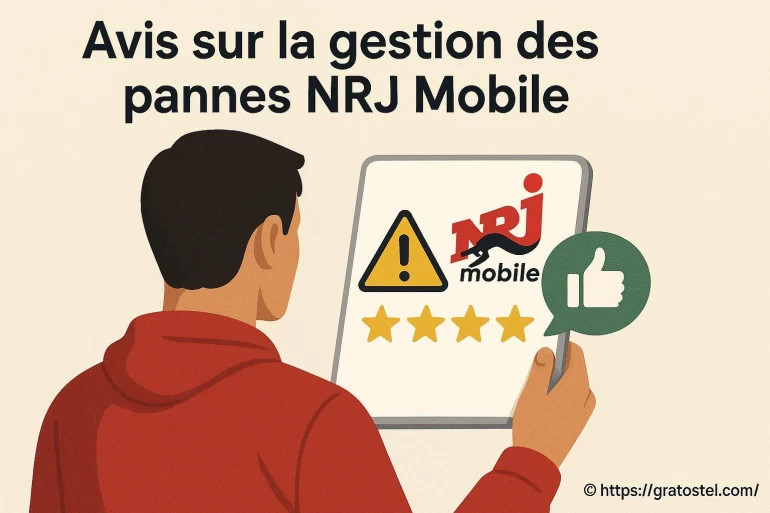 Avis sur la gestion des pannes nrj mobile : que penser du service client ?