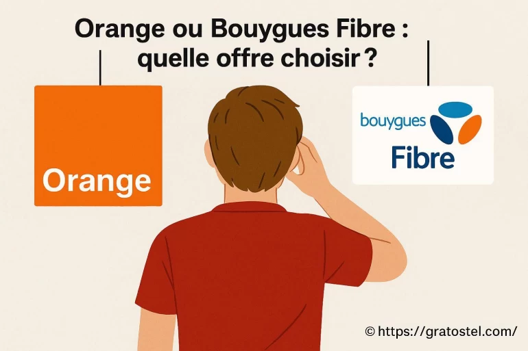 Orange ou Bouygues fibre : quelle offre choisir pour votre connexion internet ?