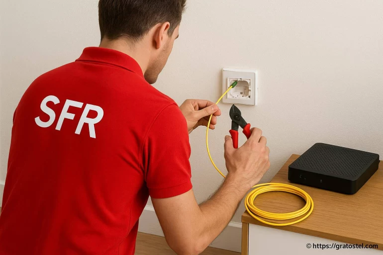 Installer la fibre sfr : procédure complète pour une connexion rapide