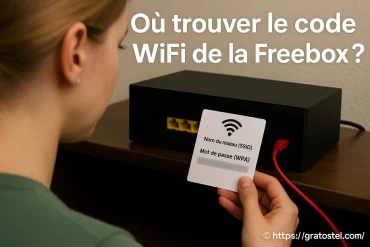 Où trouver le code wifi de la freebox ?