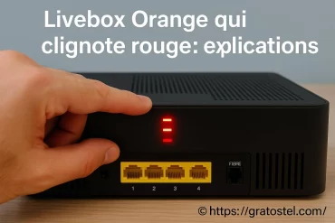 Livebox orange qui clignote rouge : que signifie ce voyant ?