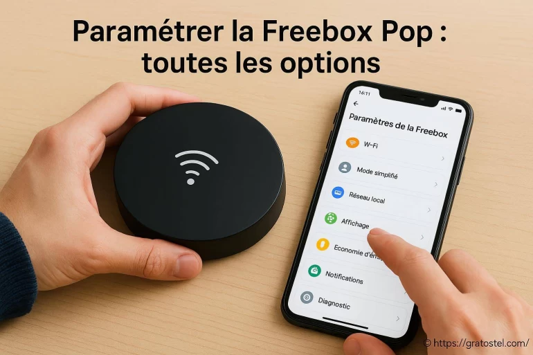 Paramétrer la freebox pop : toutes les options expliquées