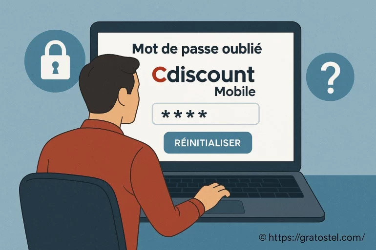 Mot de passe oublié cdiscount mobile : comment le récupérer facilement ?
