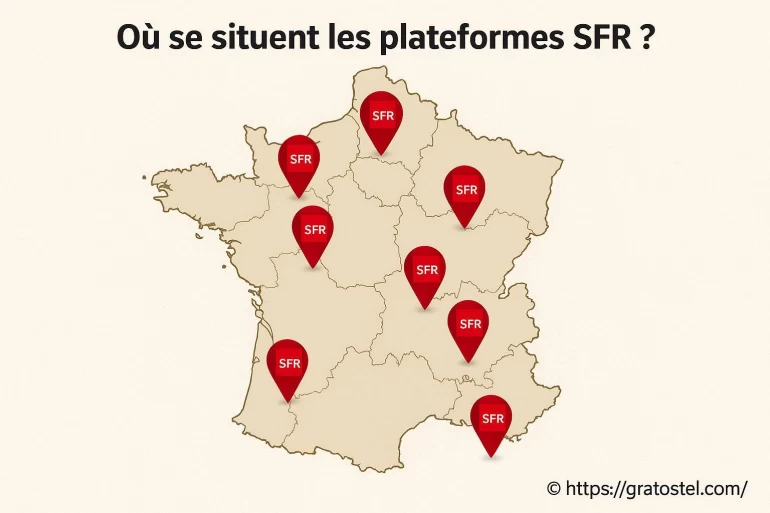 Où se situent les plateformes SFR exactement ?
