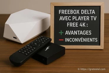 Freebox Delta avec Player TV Free 4K : quels sont les avantages et inconvénients