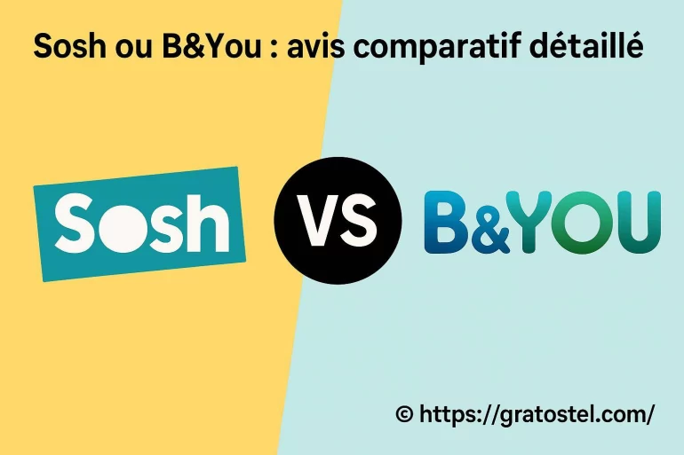 Sosh ou B&You : quel opérateur choisir selon vos besoins ?