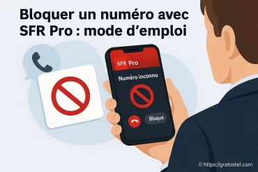 Bloquer un numéro avec SFR Pro : mode d'emploi complet