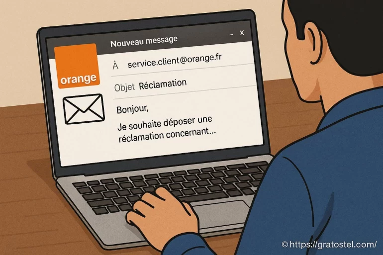 Contacter Orange par mail pour une réclamation : mode d’emploi simple