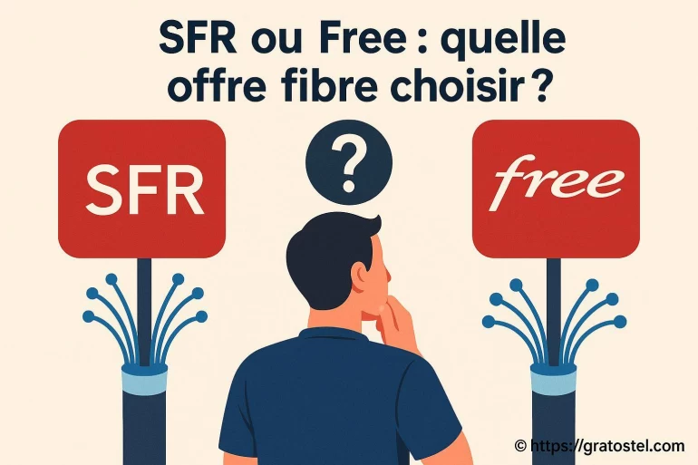 Sfr ou Free : quelle offre fibre choisir pour votre connexion internet ?