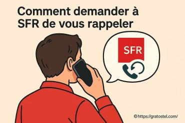 Comment demander à SFR de vous rappeler facilement