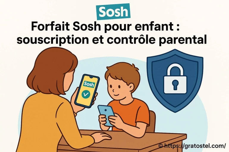 Forfait Sosh pour enfant : comment souscrire et gérer le contrôle parental