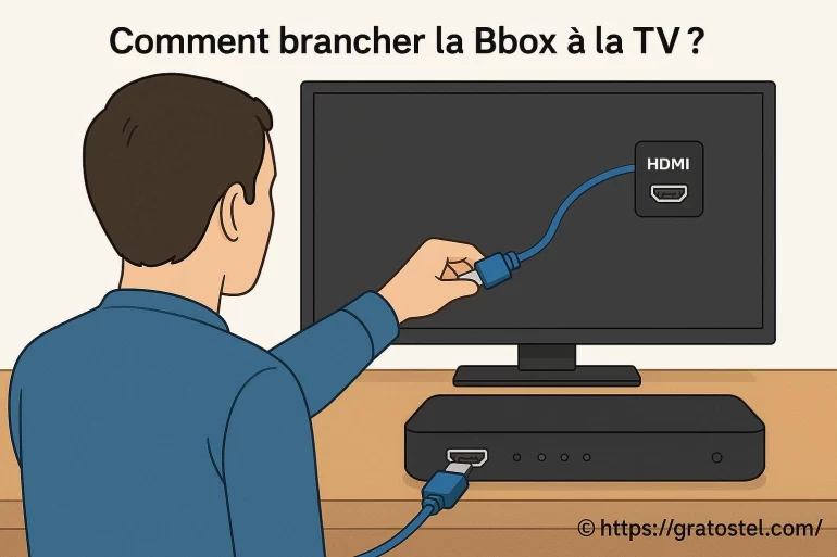 Comment brancher la Bbox à la TV facilement ?