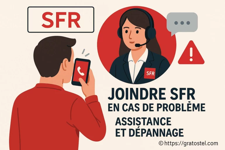 Joindre SFR en cas de problème : comment obtenir rapidement assistance et dépannage ?