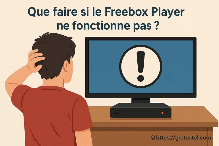 Que faire si le Freebox Player ne fonctionne pas ?