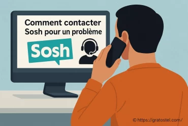 Comment contacter Sosh pour un problème efficacement ?