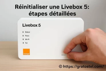Réinitialiser une Livebox 5 : guide complet étape par étape