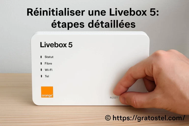Réinitialiser une Livebox 5 : guide complet étape par étape