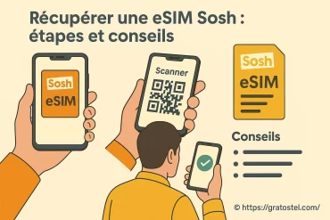 Récupérer une eSIM Sosh : guide complet des étapes et conseils