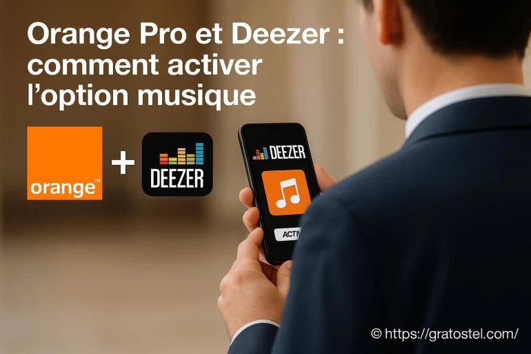 Orange Pro et Deezer : comment activer l’option musique facilement