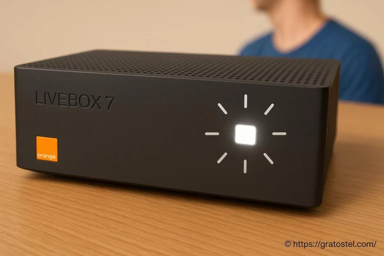 Livebox 7 qui clignote blanc : que signifie ce voyant ?