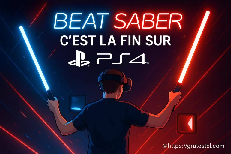 Fin du support de beat saber sur ps4 et ps5 en 2025