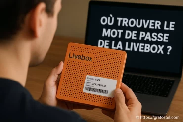 OĂč trouver le mot de passe de la Livebox ?