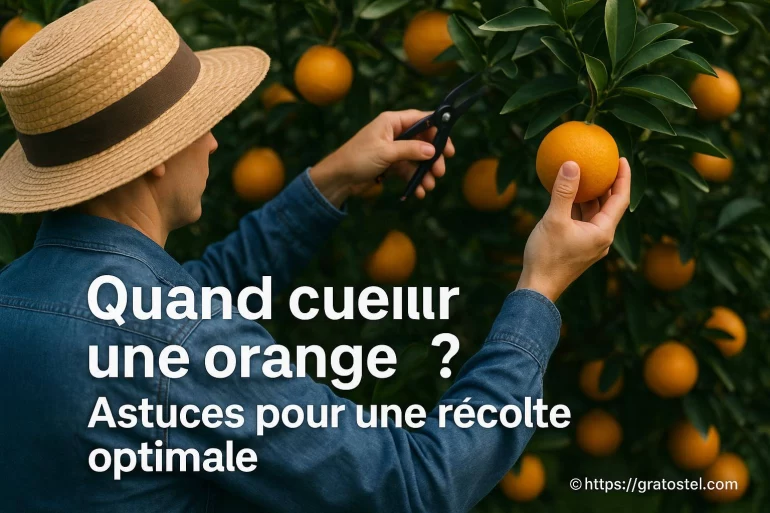 Quand cueillir une orange ? Astuces pour une récolte optimale