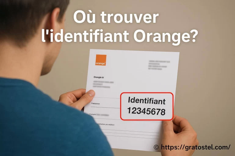 Où trouver l'identifiant Orange facilement ?