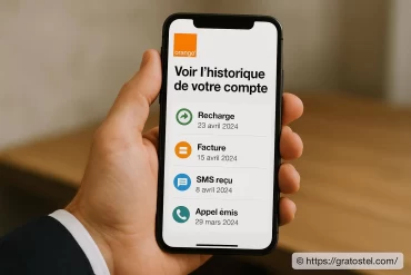 Voir l'historique de votre compte Orange : comment faire facilement