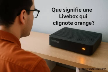Que signifie une Livebox qui clignote orange ?