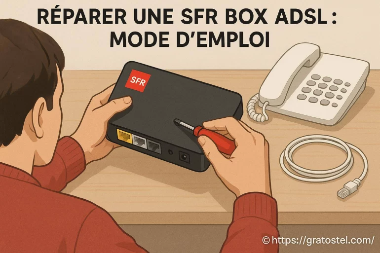 Réparer une SFR Box ADSL : mode d’emploi complet et facile
