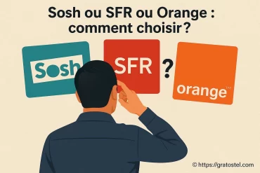Sosh ou SFR ou Orange : comment choisir l'opérateur qui vous convient ?