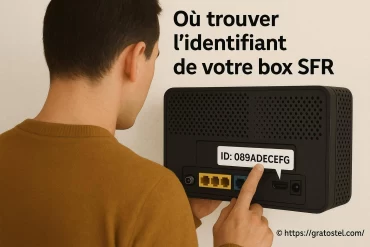 Où trouver l'identifiant de votre box SFR facilement ?