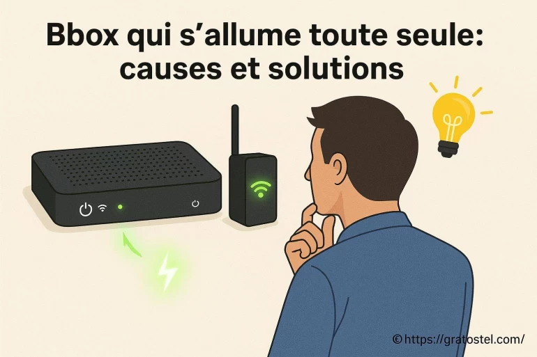 Bbox qui s'allume toute seule : quelles sont les causes et comment y remédier ?