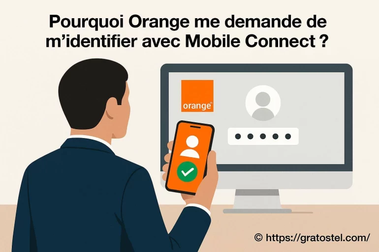 Pourquoi Orange me demande de m’identifier avec Mobile Connect ?