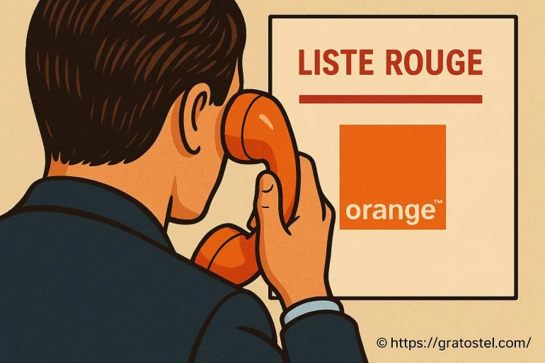 Se mettre sur liste rouge avec Orange : comment protéger votre numéro