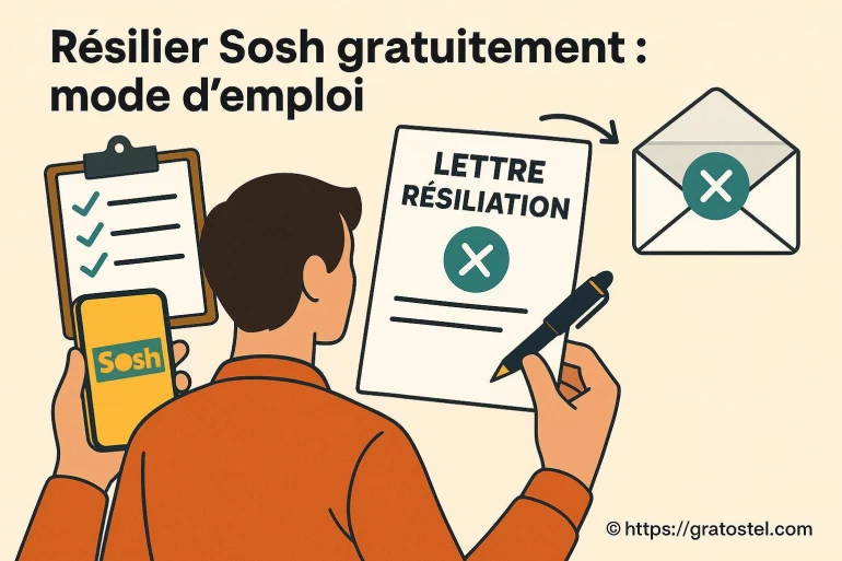 Résilier Sosh gratuitement : mode d'emploi complet et simple