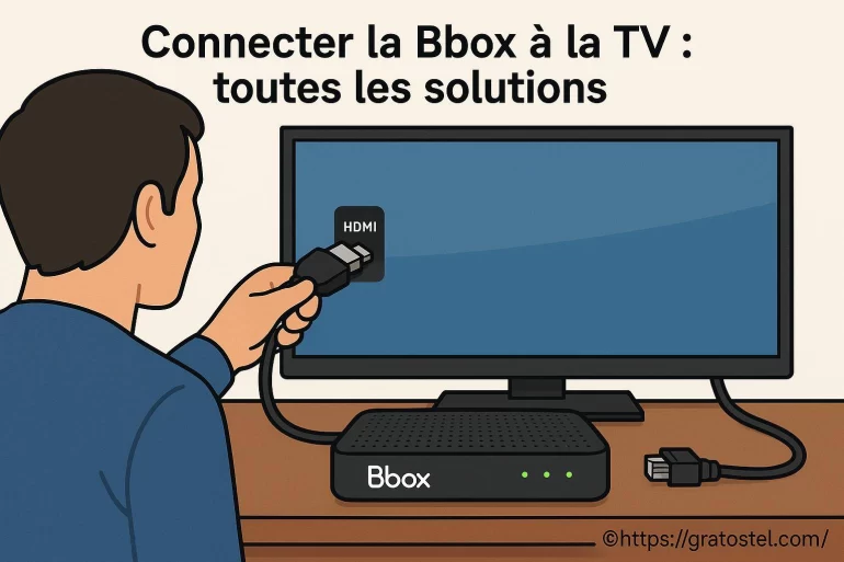 Connecter la Bbox à la TV : toutes les solutions pour réussir facilement