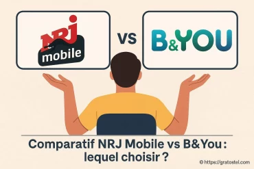 Comparatif NRJ Mobile vs B&You : lequel choisir pour votre forfait mobile ?