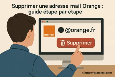 Supprimer une adresse mail Orange : guide étape par étape facile