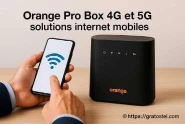 Orange Pro Box 4G et 5G : solutions internet mobiles performantes pour les professionnels