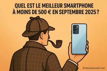 Quel est le meilleur smartphone à moins de 500 € en septembre 2025
