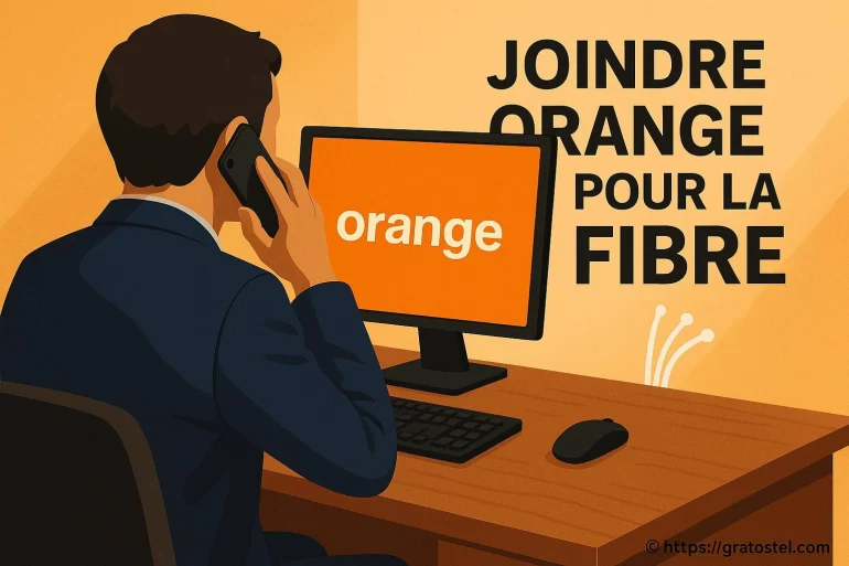 Joindre Orange pour la fibre : comment contacter le service client facilement