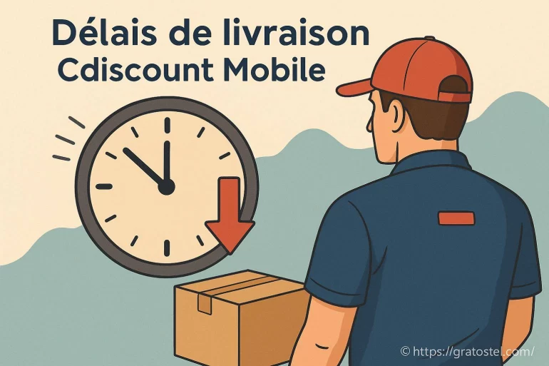 Délais de livraison chez Cdiscount Mobile : que faut-il savoir ?