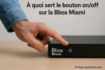 À quoi sert le bouton on off sur la Bbox Miami ?