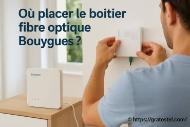 Où placer le boîtier fibre optique Bouygues pour une installation optimale ?