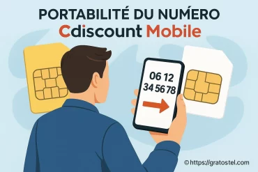 Portabilité du numéro avec Cdiscount Mobile : comment ça marche ?