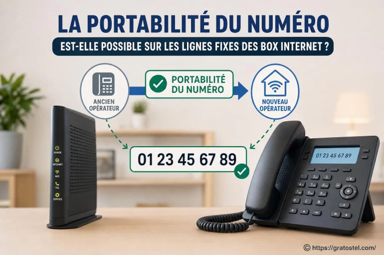 La portabilité du numéro est-elle possible sur les lignes fixes des box internet ?